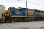 CSX 8633 on SB freight